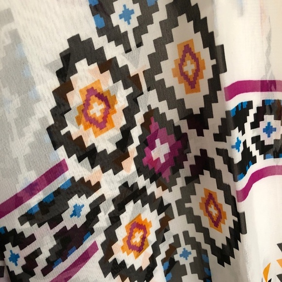 NWT Winged Kimono Duster Shawl Boho Vintage OS - Picture 6 of 7